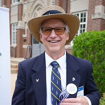 A man smiling. Links to Gifts from Retirement Plans